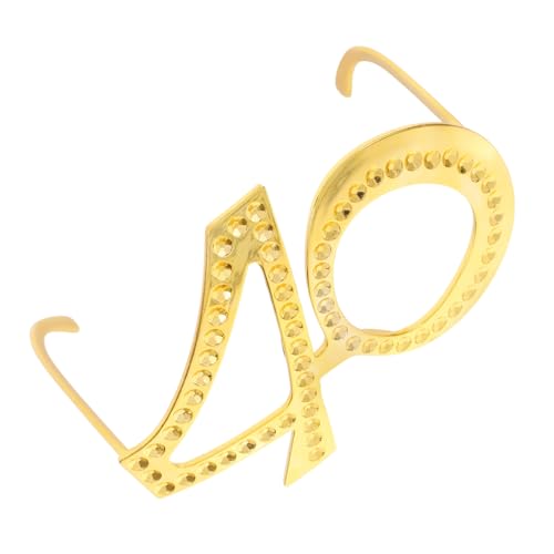 ABOOFAN Partybrille Dekorative Sonnenbrille für Jubiläumsfeiern Lustige Foto Requisite für Geburtstagsfeiern Leicht und Bequem für Unvergessliche von ABOOFAN
