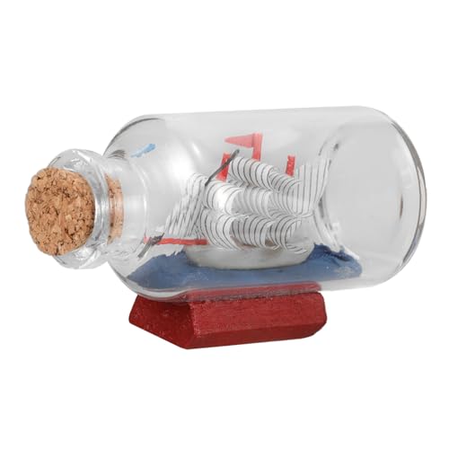 ABOOFAN Piratenschiff Driftflasche aus Nautische Tischdekoration Handgefertigtes Schiffsmodell für Jungen Sentimentales Andenken Stilvolles Ocean Art Handwerk ABOOFAN Piratenschiff Driftflasche aus Nautische Tischdekoration Handgefertigtes Schiffsmodell für Jungen Sentimentales Andenken Stilvolles Ocean Art Handwerk von ABOOFAN