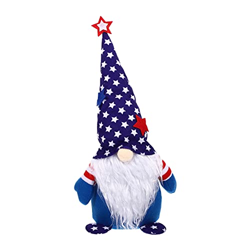 ABOOFAN Puppe Mit 5-zackigem Sternhut Wichtel Zum Unabhängigkeitstag Plüschstoff-Ornament Ideal Zur Dekoration ABOOFAN Puppe Mit 5-zackigem Sternhut Wichtel Zum Unabhängigkeitstag Plüschstoff-Ornament Ideal Zur Dekoration von ABOOFAN