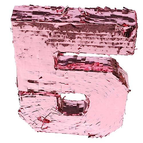 ABOOFAN Rosa Goldene Zahl Pinata aus Papier zum Befüllen Lustiges Partyspiel und Dekoration für Kindergeburtstag Kreative Geburtstagsfeier Überraschung für Mädchen und Familienfeier ABOOFAN Rosa Goldene Zahl Pinata aus Papier zum Befüllen Lustiges Partyspiel und Dekoration für Kindergeburtstag Kreative Geburtstagsfeier Überraschung für Mädchen und Familienfeier von ABOOFAN