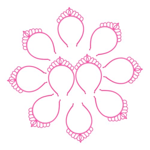 ABOOFAN Rosa Kronen-stirnbänder, 10 Stück, Für Kinder, Mädchen, Haarschmuck Für Besondere Anlässe Und Geburtstagsfeiern, 10 Stück ABOOFAN Rosa Kronen-stirnbänder, 10 Stück, Für Kinder, Mädchen, Haarschmuck Für Besondere Anlässe Und Geburtstagsfeiern, 10 Stück von ABOOFAN