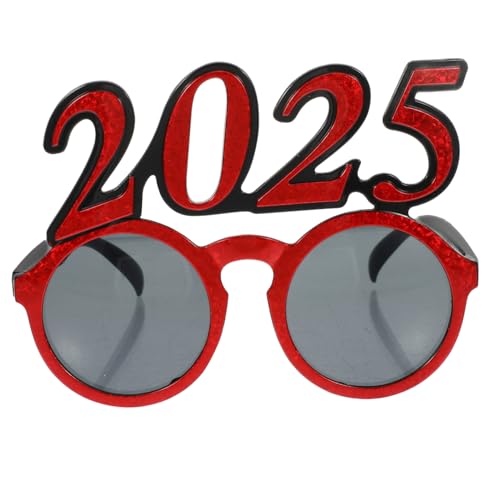 ABOOFAN Runde Brille für Neujahrsfeiern Kreative Party Accessoires Lustige Brillen für Graduiertenfeiern und Festliche Anlässe Leuchtende und Auffällige Design ABOOFAN Runde Brille für Neujahrsfeiern Kreative Party Accessoires Lustige Brillen für Graduiertenfeiern und Festliche Anlässe Leuchtende und Auffällige Design von ABOOFAN