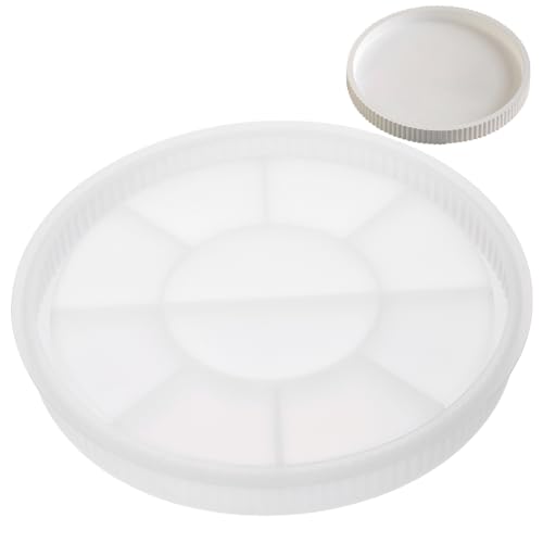 ABOOFAN Rundes Silikon Formtablett mit Eleganter Flexible Gießform für Epoxidharz für Schmuckablage und Kreative DIY Projekte Wiederverwendbar und Hitzebeständig ABOOFAN Rundes Silikon Formtablett mit Eleganter Flexible Gießform für Epoxidharz für Schmuckablage und Kreative DIY Projekte Wiederverwendbar und Hitzebeständig von ABOOFAN