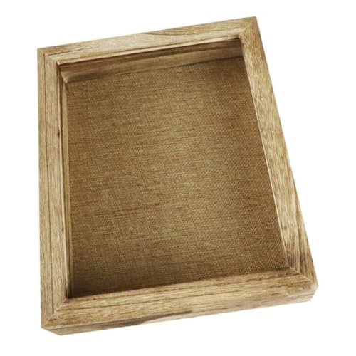 ABOOFAN Rustikaler Holz-display-schaukasten mit Transparentem Frontfenster Dekorativer Bilderrahmen für Gepresste Blumen Medaillen und Pflanzenproben Wandmontage für Kreative von ABOOFAN