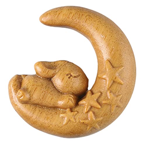 ABOOFAN Schlüsselanhänger-zubehör – Geschnitzte Statue Mond-Charm-Ornamente Für Heimdekoration Und ABOOFAN Schlüsselanhänger-zubehör – Geschnitzte Statue Mond-Charm-Ornamente Für Heimdekoration Und von ABOOFAN