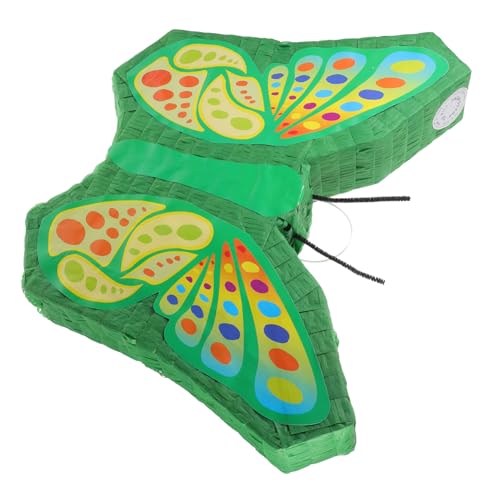 ABOOFAN Schmetterling Pinata Dekoration für Kindergeburtstagsfeier Wiederverwendbare Partyzubehör Farbenfrohe Hängedekoration für Spiele und Foto Requisiten von ABOOFAN