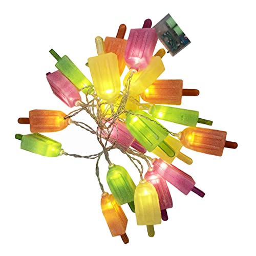 ABOOFAN Schnur Eiscreme-Lichterketten led ligts led-light weihachtsdeko am Stiel Lichter geführte dekorative Lichter Batteriekerzen flackern Lichterkette batteriebetrieben Plastik ABOOFAN Schnur Eiscreme-Lichterketten led ligts led-light weihachtsdeko am Stiel Lichter geführte dekorative Lichter Batteriekerzen flackern Lichterkette batteriebetrieben Plastik von ABOOFAN