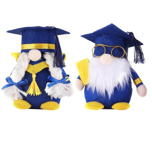 ABOOFAN Schreibtisch-Ornament – ​​abschluss-zwergpuppen Mit Doktorhut – Zwerge von ABOOFAN