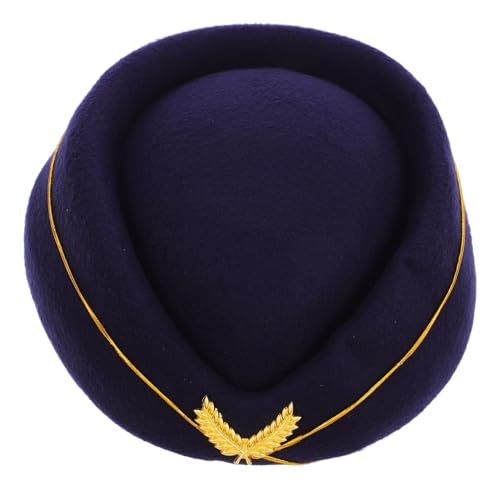 ABOOFAN Stewardessenhut Cosplay Hut für Damen Flugbegleiteraccessoire für Kostümpartys und Veranstaltungen Handgefertigtes Design Vielseitig Einsetzbar ABOOFAN Stewardessenhut Cosplay Hut für Damen Flugbegleiteraccessoire für Kostümpartys und Veranstaltungen Handgefertigtes Design Vielseitig Einsetzbar von ABOOFAN