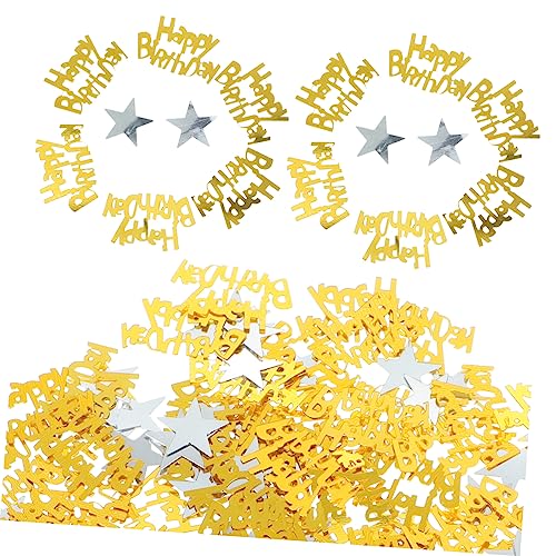 ABOOFAN Teiliges Goldene Tisch Konfetti Party Streudeko für Geburtstagsfeier Festliche Tischdekoration Vielseitig Einsetzbar für Partys und Bastelideen ABOOFAN Teiliges Goldene Tisch Konfetti Party Streudeko für Geburtstagsfeier Festliche Tischdekoration Vielseitig Einsetzbar für Partys und Bastelideen von ABOOFAN