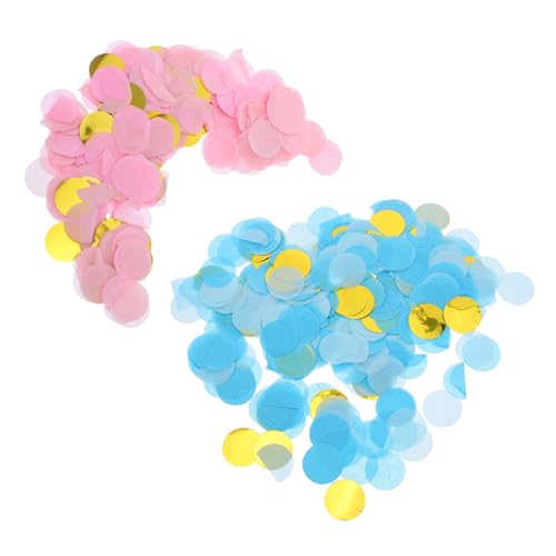 ABOOFAN Teiliges Shower Konfetti aus Papier Rundes Streudeko in Rosa und Blau Gender Reveal Party Tischdeko für Babyparty und Babyzimmer Sichere und Vielseitige Babyparty Dekoration ABOOFAN Teiliges Shower Konfetti aus Papier Rundes Streudeko in Rosa und Blau Gender Reveal Party Tischdeko für Babyparty und Babyzimmer Sichere und Vielseitige Babyparty Dekoration von ABOOFAN