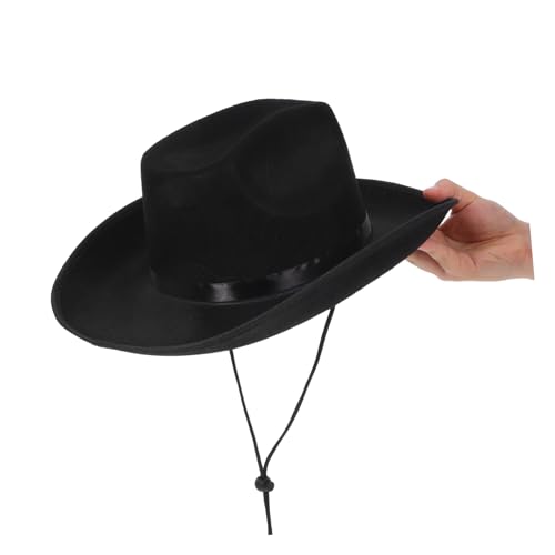 ABOOFAN Verstellbarer Western Cowgirlhut aus Leichtem Vliesstoff Unisex Westernparty Kostümaccessoire für Damen und Herren für Mottopartys Bühnenauftritte und Freizeitveranstaltungen ABOOFAN Verstellbarer Western Cowgirlhut aus Leichtem Vliesstoff Unisex Westernparty Kostümaccessoire für Damen und Herren für Mottopartys Bühnenauftritte und Freizeitveranstaltungen von ABOOFAN