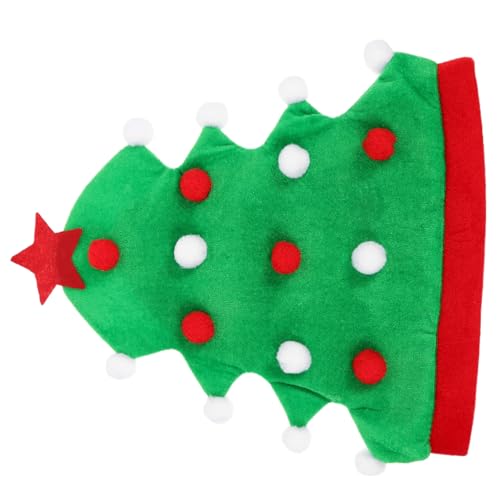 ABOOFAN Weihnachtsbaum Hut für Erwachsene Kreativer Weihnachtsmann Hut Lustige Weihnachtsmütze für Party Dekoration Leichter und Bequemer für Zuhause und Büro von ABOOFAN