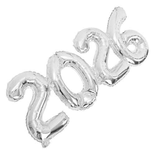 ABOOFAN Zahlen Folienballon aus Aluminiumfolie Langlebig Heliumfest Silberfarbig für Silvester Geburtstagsfeiern Hochzeiten Jubiläen und Fotodekorationen ABOOFAN Zahlen Folienballon aus Aluminiumfolie Langlebig Heliumfest Silberfarbig für Silvester Geburtstagsfeiern Hochzeiten Jubiläen und Fotodekorationen von ABOOFAN