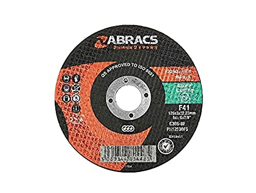 ABRACS PH12530FS Phoenix II 125mm x 3mm x 22mm Flache Steintrennscheibe von ABRACS