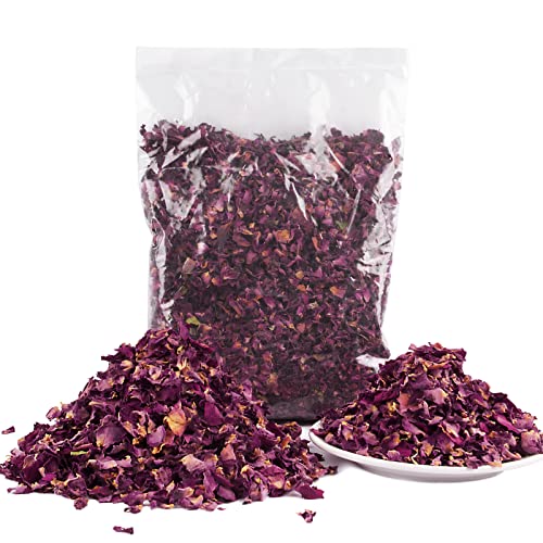 ABSDON 100g Hochzeitskonfetti Getrocknete Rosenblätter Getrocknete Blumen Konfetti Blütenblätter Rosenblütenkonfetti Für Hochzeits Partydekoration von ABSDON