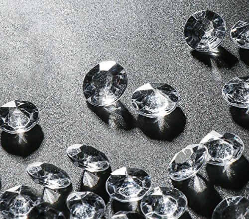 ABSOFINE Deco Diamonds 12mm 500g,Ungefähr 1500pcs farblos Funkelnde Diamanten Kristall Streusteine Deko Edelsteine Kristalldiamanten ABSOFINE Deco Diamonds 12mm 500g,Ungefähr 1500pcs farblos Funkelnde Diamanten Kristall Streusteine Deko Edelsteine Kristalldiamanten von ABSOFINE