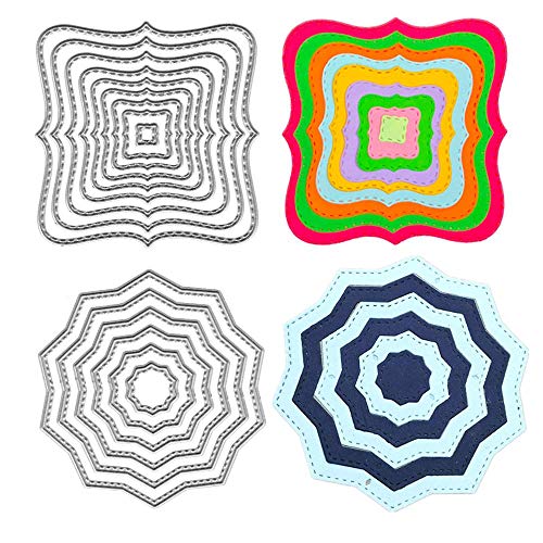Geometrische Polygon-Stanzschablonen aus Metall, unregelmäßiger Blumenhintergrund, Rahmen, Stanzformen, Prägeschablonen für Karten, Scrapbooking und Bastelarbeiten, Album, Papier, Kartendekoration Geometrische Polygon-Stanzschablonen aus Metall, unregelmäßiger Blumenhintergrund, Rahmen, Stanzformen, Prägeschablonen für Karten, Scrapbooking und Bastelarbeiten, Album, Papier, Kartendekoration von ABTOLS