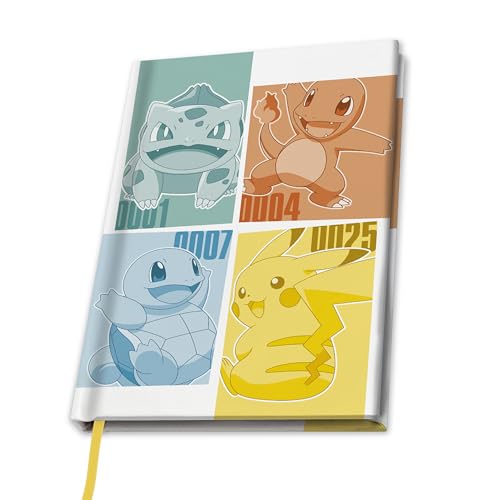 ABYSTYLE - Pokemon Notizbuch A5 Kanto Starters von ABYSTYLE