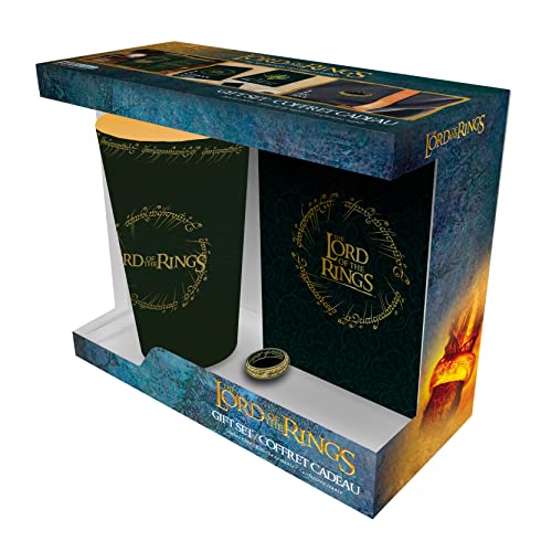 ABYstyle - Der Herr der Ringe Geschenkset Glas XXL + Anstecker + Ringbuch ABYstyle - Der Herr der Ringe Geschenkset Glas XXL + Anstecker + Ringbuch von ABYSTYLE