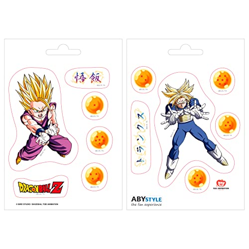 ABYstyle - Drache Ball Z Mini Sticker Gohan & Trunks 16 x 11 cm ABYstyle - Drache Ball Z Mini Sticker Gohan & Trunks 16 x 11 cm von ABYSTYLE