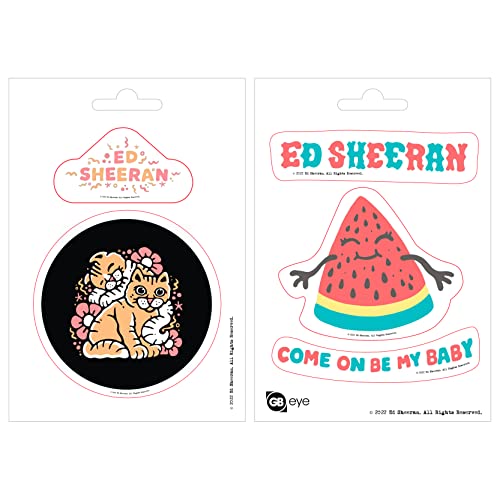 GB Eye ED Sheeran Sticker, Set 1, 16 x 11 cm GB Eye ED Sheeran Sticker, Set 1, 16 x 11 cm von ABYSTYLE