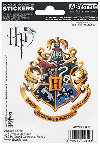 ABYSTYLE - HARRY POTTER - Stickers - 16x11cm- Hogwarts Houses von ABYSTYLE