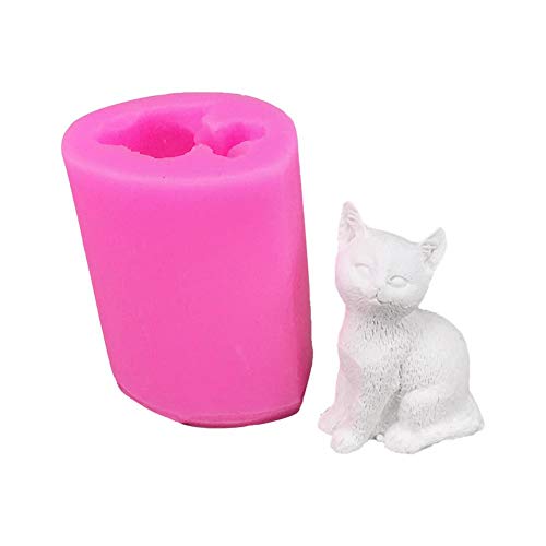 ABenxxou Silastic Mold, 3D Kleine Katzekerzenform, DIY Silikonform zur Herstellung von Kuchen, Seifen, Pudding, Pralinen und anderen Kunsthandwerk ABenxxou Silastic Mold, 3D Kleine Katzekerzenform, DIY Silikonform zur Herstellung von Kuchen, Seifen, Pudding, Pralinen und anderen Kunsthandwerk von ABenxxou