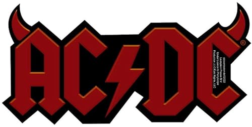 AC/DC Logo-Aufkleber Devil Sticker Hardrock Metal Heavy ca. 15x8 cm von AC/DC