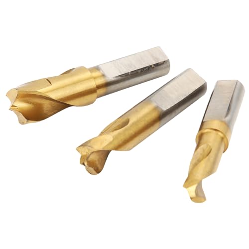 Acagala 3pcs HSS Co Cobalt Spot Schweißbohrbit Set Kit Schweißschneider Schneidzubehör 1/4in 5/16in 3/8in von ACAGALA