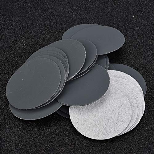 Acagala 50pcs Haken und Schleifen 75 -mm -Schleiferscheibenscheibenscheibenpolierpapier Schleibschleibpapier (3 in 1500#) von ACAGALA