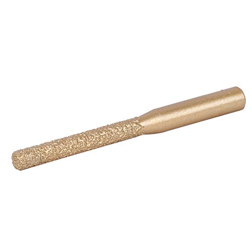 Acagala Router Teile Goldener, Gefärbter Schaft für Quarzstein Marmor Nahmmesser (6,35*5*65 mm) von ACAGALA