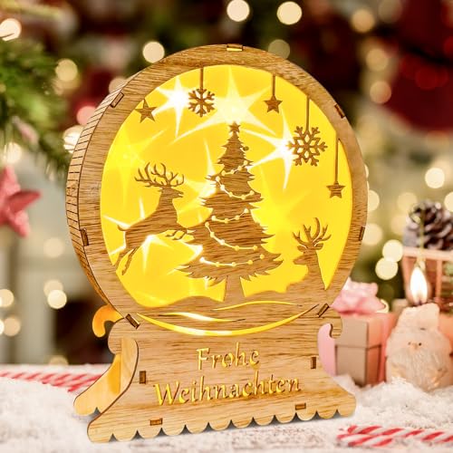 ACAREY Weihnachtsdeko Holz Beleuchtung, Weihnachtsdeko Innen LED Weihnachtsbeleuchtung Holz, Weihnachten Deko Weihnachtsstern Fensterbeleuchtung Holzsterne Advent Winter Tisch Holzdeko ACAREY Weihnachtsdeko Holz Beleuchtung, Weihnachtsdeko Innen LED Weihnachtsbeleuchtung Holz, Weihnachten Deko Weihnachtsstern Fensterbeleuchtung Holzsterne Advent Winter Tisch Holzdeko von ACAREY