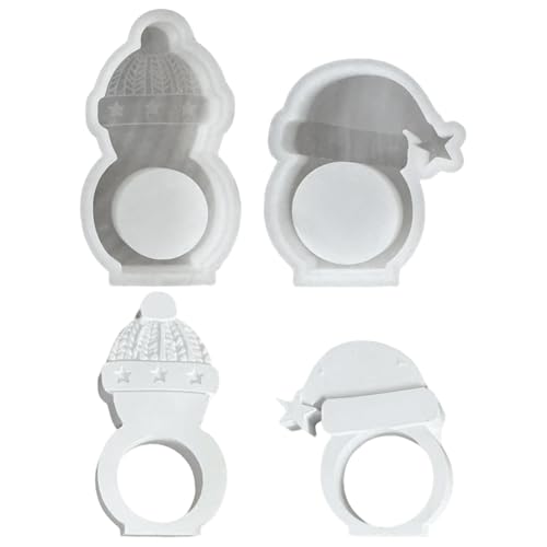 Gießformen Weihnachten Gießform Pralinenschachtel Giessformen Silikon Weihnachten Silikonformen Gießformen Schneemann Silikonform Gipsformen Zum Gießen Schneemann Giessformen Silikon (A+B) von ACAREY