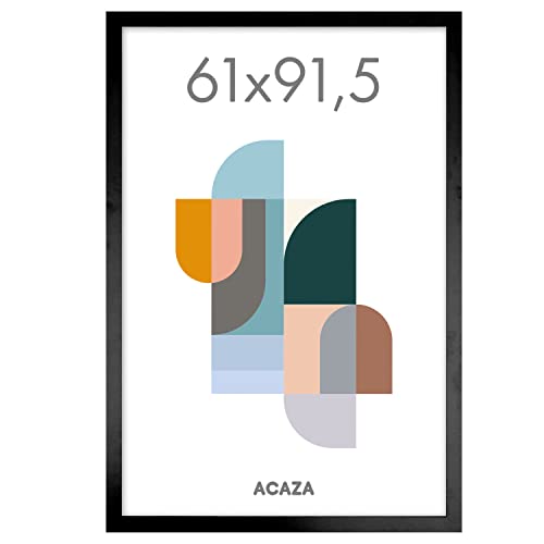 ACAZA Bilderrahmen 61 x 91,5cm Schwarz, Für Fotos und Posters, großer Fotorahmen aus Holz mit Acrylglas ACAZA Bilderrahmen 61 x 91,5cm Schwarz, Für Fotos und Posters, großer Fotorahmen aus Holz mit Acrylglas von ACAZA