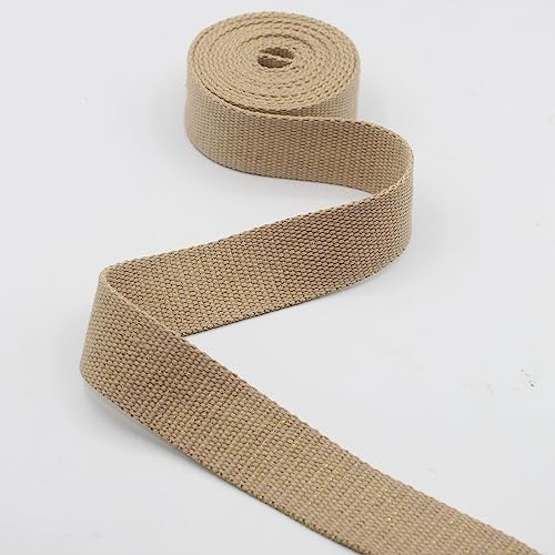 LEDUC Gurtband, 5 m, goldfarben, schwere Baumwolle, Beige (41), 3 cm von ACCESSOIRES LEDUC