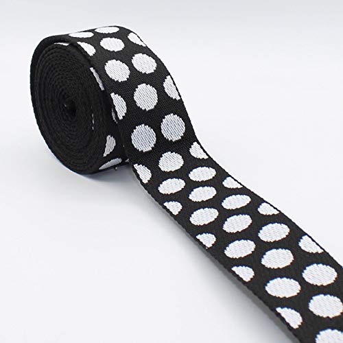 Leduc 5 Meter Pastell-Gurt, Motiv mit Punkten, hochwertig, strapazierfähig, 38 mm, Polyester, Baumwolle, Kragen 163 Leduc 5 Meter Pastell-Gurt, Motiv mit Punkten, hochwertig, strapazierfähig, 38 mm, Polyester, Baumwolle, Kragen 163 von ACCESSOIRES LEDUC