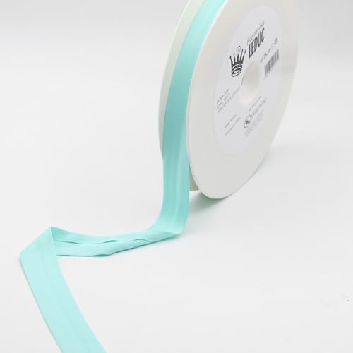 Leduc-ZUBEHÖR Leduc 20 Meter Schrägband-Jersey aus Polyester, 29 Farben, zum Nähen, Doppelfalten 20+8+8 mm, 100% Polyesterqualität, hergestellt in Italien, ideal für alle Anfertigungen (Türkis10525) Leduc-ZUBEHÖR Leduc 20 Meter Schrägband-Jersey aus Polyester, 29 Farben, zum Nähen, Doppelfalten 20+8+8 mm, 100% Polyesterqualität, hergestellt in Italien, ideal für alle Anfertigungen (Türkis10525) von ACCESSOIRES LEDUC