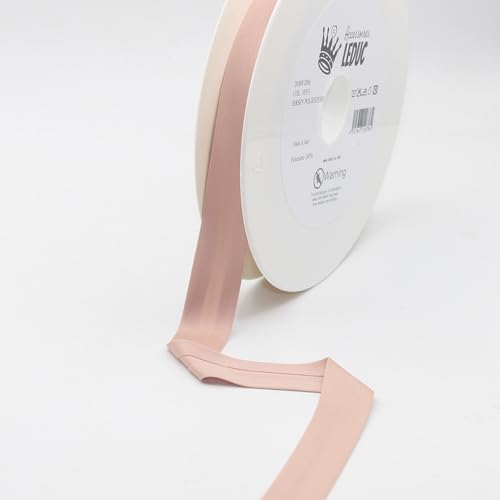Leduc ZUBEHÖR Leduc 20 Meter Schrägband-Jersey aus Polyester, 29 Farben, zum Nähen, Doppelfalten 20+8+8 mm, 100% Polyesterqualität und hergestellt in Italien, ideal für alle Konfektionen (Altrosa 10 Leduc ZUBEHÖR Leduc 20 Meter Schrägband-Jersey aus Polyester, 29 Farben, zum Nähen, Doppelfalten 20+8+8 mm, 100% Polyesterqualität und hergestellt in Italien, ideal für alle Konfektionen (Altrosa 10 von ACCESSOIRES LEDUC