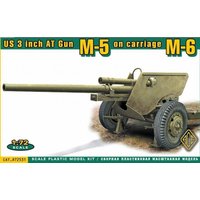 US 3 inch AT Gun M-5 on carriage M-6 von ACE