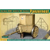 WWII German mobile MG bunker Panzernest von ACE