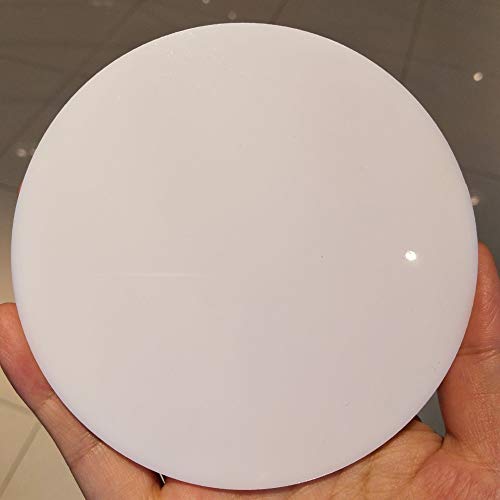 Runde Acryl-Scheibe, Plexiglas, rund, rund, rund, Lucit, 0,3 cm dick (weiß, 12,7 cm), 20 Stück von ACFENG Laser