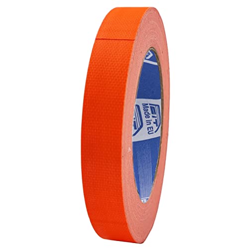 ACIT Amerikanisches fluoreszierendes Gewebeband, 25 m x 19 mm, super stark (auch gegen Sonne, Hitze und Wasser), verstärktes Gewebeband, Duct Tape, Gaffer, fluoreszierendes Klebeband von ACIT