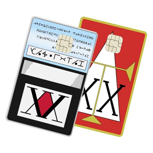 Hunter x Hunter Credit Card Sticker Set - HxH Card Pack, Anime Card Stickers, Credit Card Skin – Debit Card Skin, EC Card Aufkleber, Credit Card Skins - 2 Pack (Large Chip) von ACME LABS