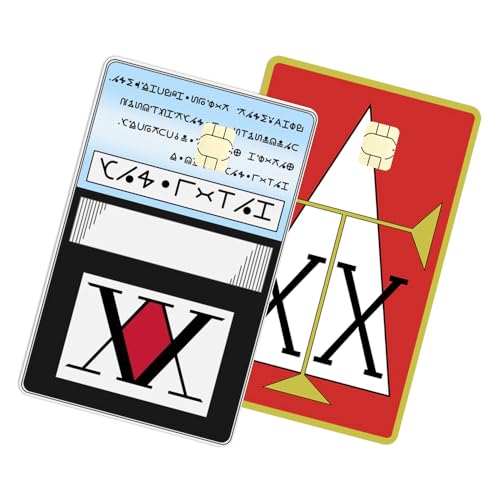 Hunter x Hunter Credit Card Sticker Set - HxH Card Pack, Anime Card Stickers, Credit Card Skin – Debit Card Skin, EC Card Aufkleber, Credit Card Skins - 2 Pack (Small Chip) von ACME LABS