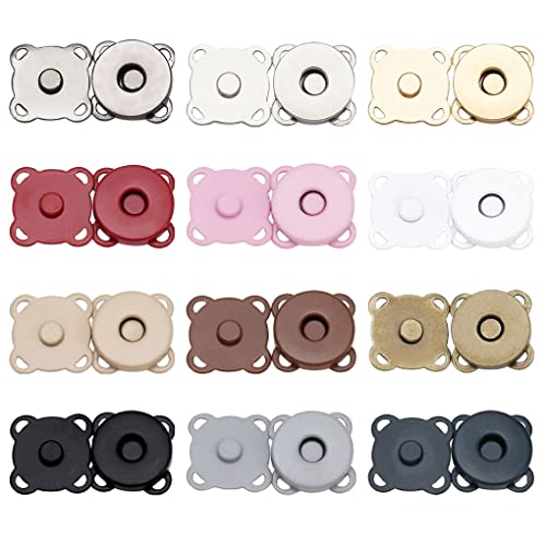 ACMEDE 24 Paar Magnetische Knopf Druckknöpfe Nähen Magnet Knopf Druckknopf Magnetverschluss Nähen Metall Magnetknopf 10mm Für Diy Nähen Handarbeiten Basteln Kleidung Tasche ACMEDE 24 Paar Magnetische Knopf Druckknöpfe Nähen Magnet Knopf Druckknopf Magnetverschluss Nähen Metall Magnetknopf 10mm Für Diy Nähen Handarbeiten Basteln Kleidung Tasche von ACMEDE