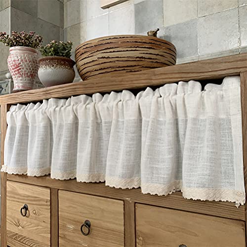 ACMHNC Landhausstil Bistrogardine Vintage Scheibengardine Küchenvorhang Häkeln Spitze Cafe Kurzgardine Esszimmer Fensterdekoration,Beige,W x H 100x30cm ACMHNC Landhausstil Bistrogardine Vintage Scheibengardine Küchenvorhang Häkeln Spitze Cafe Kurzgardine Esszimmer Fensterdekoration,Beige,W x H 100x30cm von ACMHNC