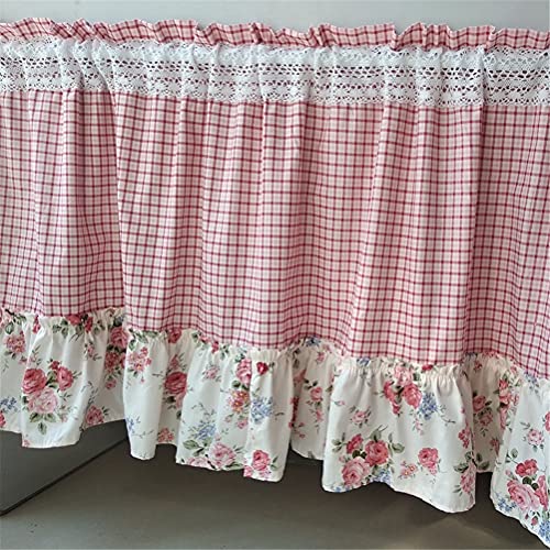 ACMHNC Landhausstil Kariert Scheibengardine Romantische Vintage Bistrogardine Baumwolle Polyester Küchengardine Schick Häkel Spitze Kurzgardine 1 Stück,W x H 150 x 40cm ACMHNC Landhausstil Kariert Scheibengardine Romantische Vintage Bistrogardine Baumwolle Polyester Küchengardine Schick Häkel Spitze Kurzgardine 1 Stück,W x H 150 x 40cm von ACMHNC