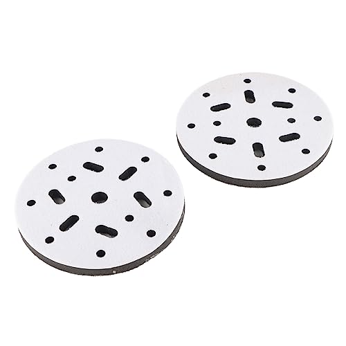ACOGEDO 10pcs Interface Puffer Pad Weichdichte Schwammkissen 6 Zoll 17 Löcher Zum Polieren und Schleifenscheiben - Reduziert die Vibration und Verbessert die Leistung von ACOGEDO