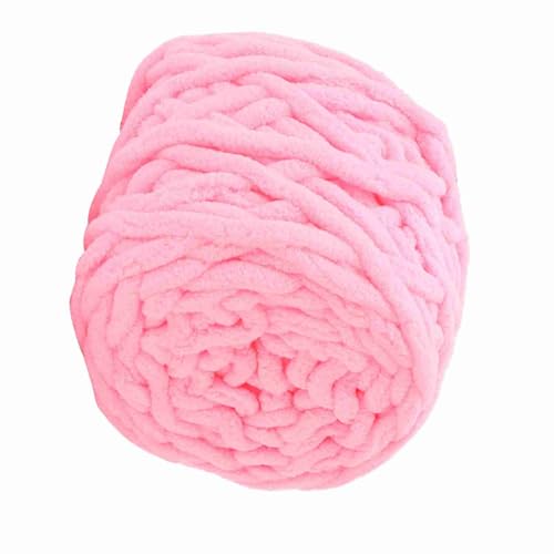 Dickes und Schnelles Garn Zum Stricken und Häkelprojekten - Weiche Polyester -Wollgarn in Big Ball für Deckenschals und Hut in Milch Weiße Farbe (#10) von ACOGEDO